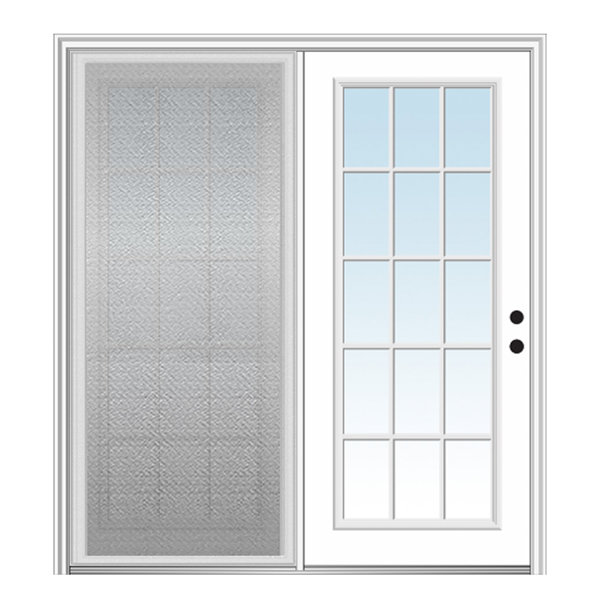 Verona Home Design Fibreglass Smooth 15 Lite External Grilles Clear